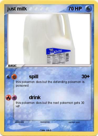 Pokemon just milk