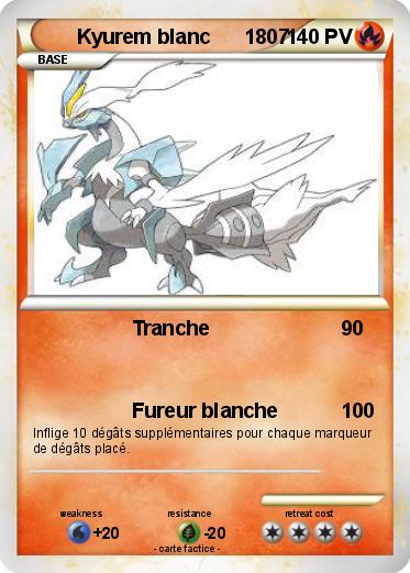 Pokemon Kyurem blanc      1807