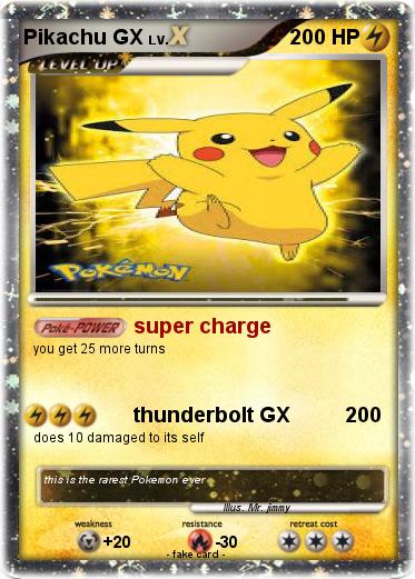 Pokemon Pikachu GX