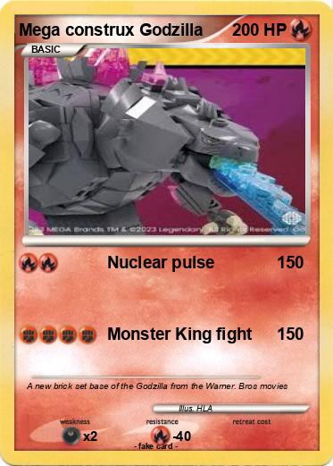 Pokemon Mega construx Godzilla