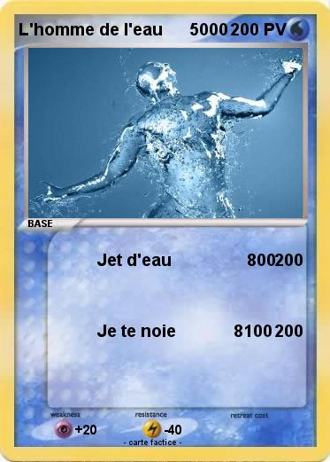 Pokemon L'homme de l'eau      5000