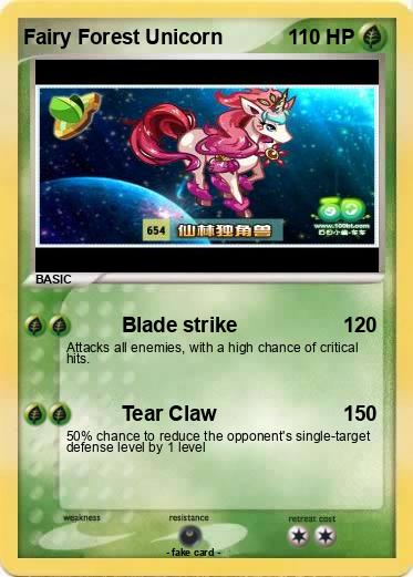 Pokemon Fairy Forest Unicorn