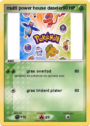 Pokemon multi power house daseler