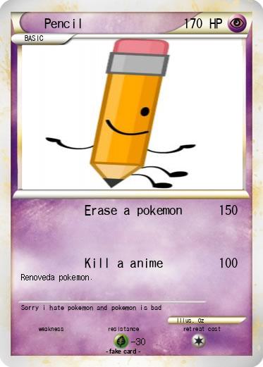 Pokemon Pencil