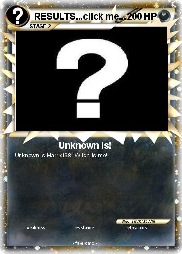 Pokemon RESULTS...click me...