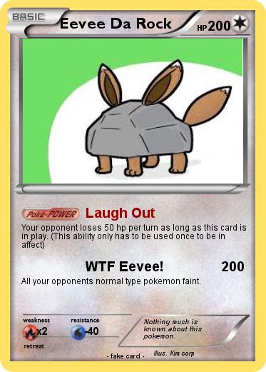 Pokemon Eevee Da Rock