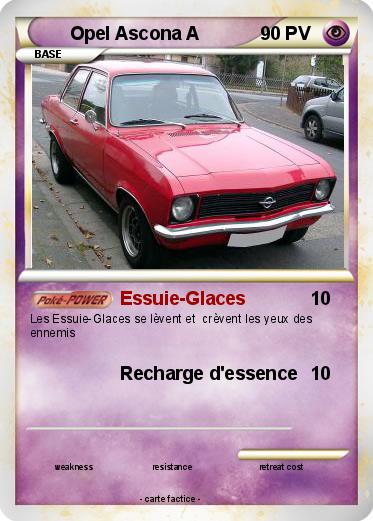 Pokemon Opel Ascona A