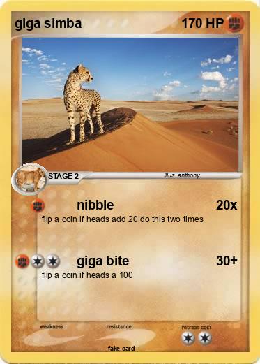 Pokemon giga simba