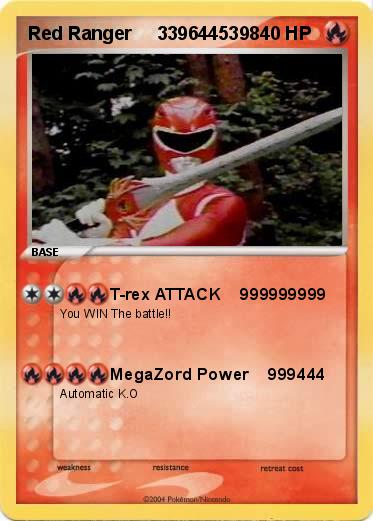 Pokemon Red Ranger     3396445398