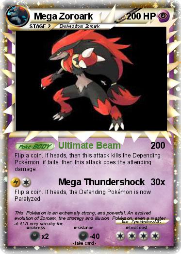 Pokemon Mega Zoroark