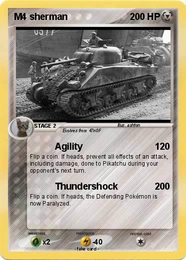Pokemon M4 sherman