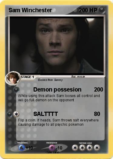 Pokemon Sam Winchester