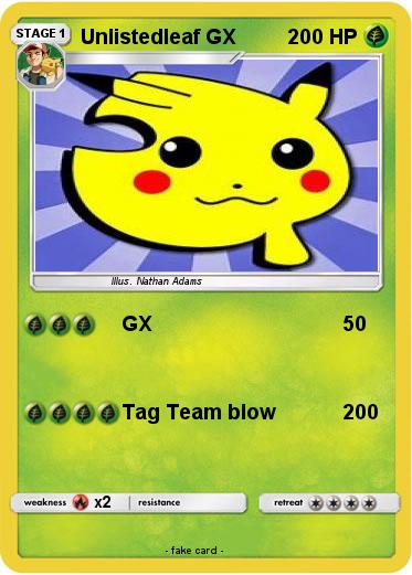 Pokemon Unlistedleaf GX