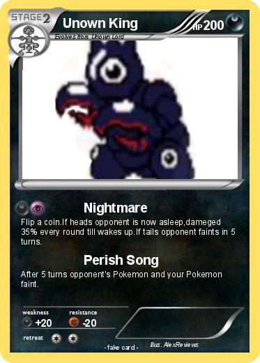 Pokemon Unown King