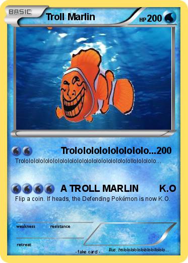 Pokemon Troll Marlin