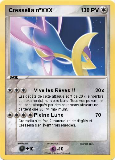Pokemon Cresselia n°XXX