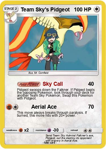 Pokemon Team Sky's Pidgeot