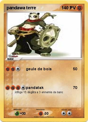 Pokemon pandawa terre