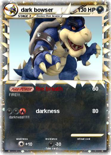 Pokemon dark bowser