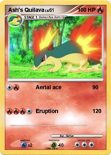 Pokemon Ash's Quilava