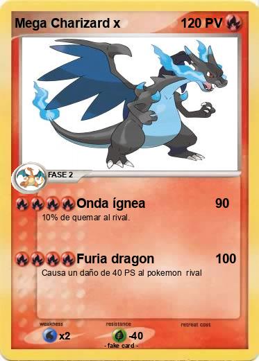 Pokemon Mega Charizard x