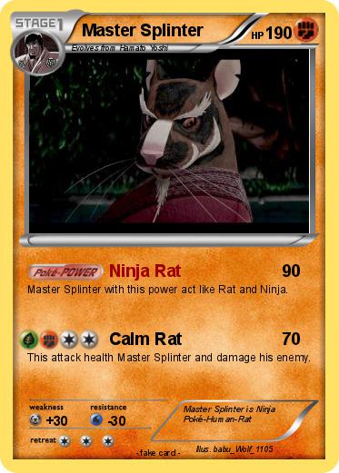 Pokemon Master Splinter