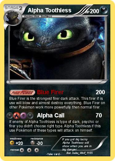 Pokemon Alpha Toothless