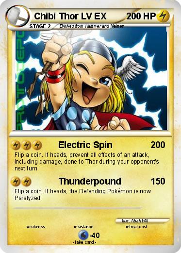 Pokemon Chibi Thor LV EX