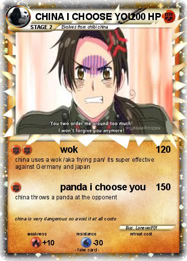 Pokemon CHINA I CHOOSE YOU