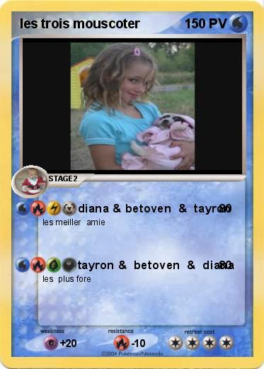 Pokemon les trois mouscoter