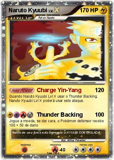 Pokemon Naruto Kyuubi