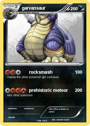 Pokemon garvansaur