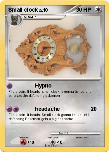Pokemon Small clock