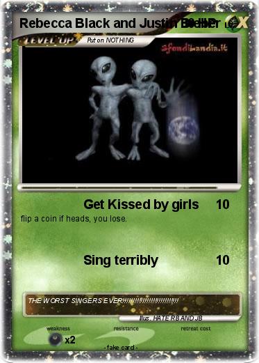 Pokemon Rebecca Black and Justin Bieber