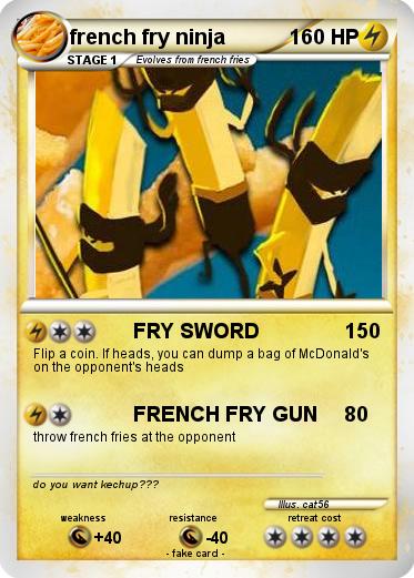 Pokemon french fry ninja