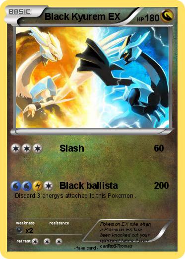 Pokemon Black Kyurem EX