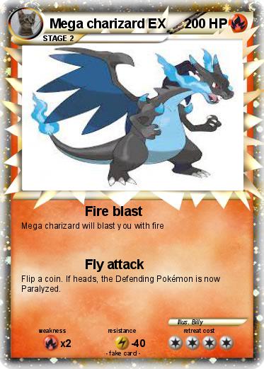 Pokemon Mega charizard EX