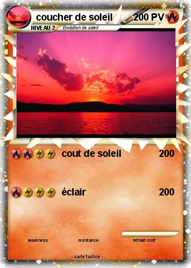 Pokemon coucher de soleil