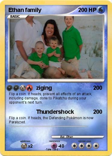 Pokemon Ethan family
