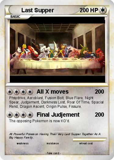 Pokemon Last Supper