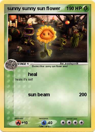 Pokemon sunny sunny sun flower