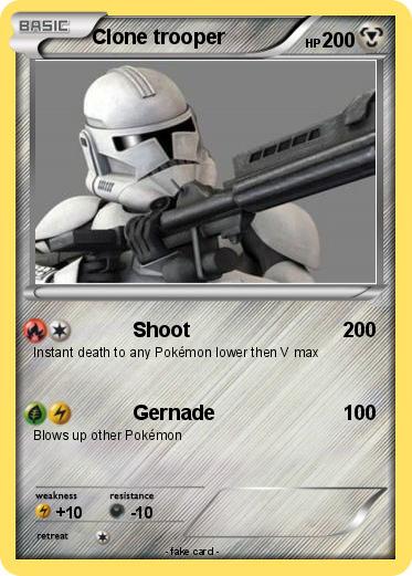 Pokemon Clone trooper