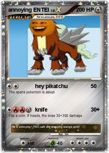 Pokemon annoying ENTEI