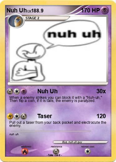 Pokemon Nuh Uh
