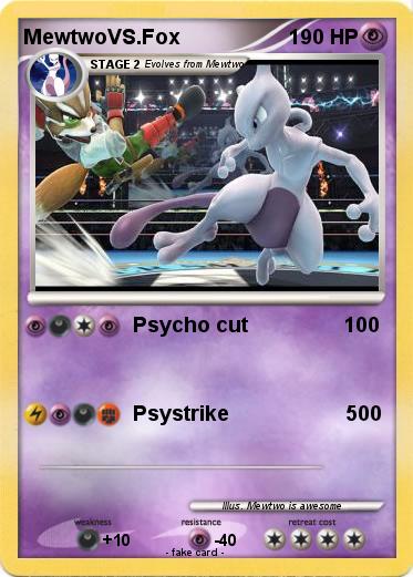 Pokemon MewtwoVS.Fox