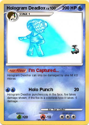 Pokemon Hologram Deadlox