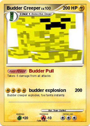 Pokemon Budder Creeper
