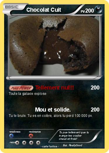 Pokemon Chocolat Cuit