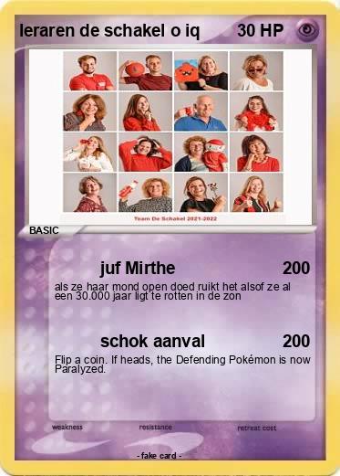 Pokemon leraren de schakel o iq