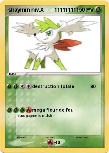 Pokemon shaymin niv.X       111111111